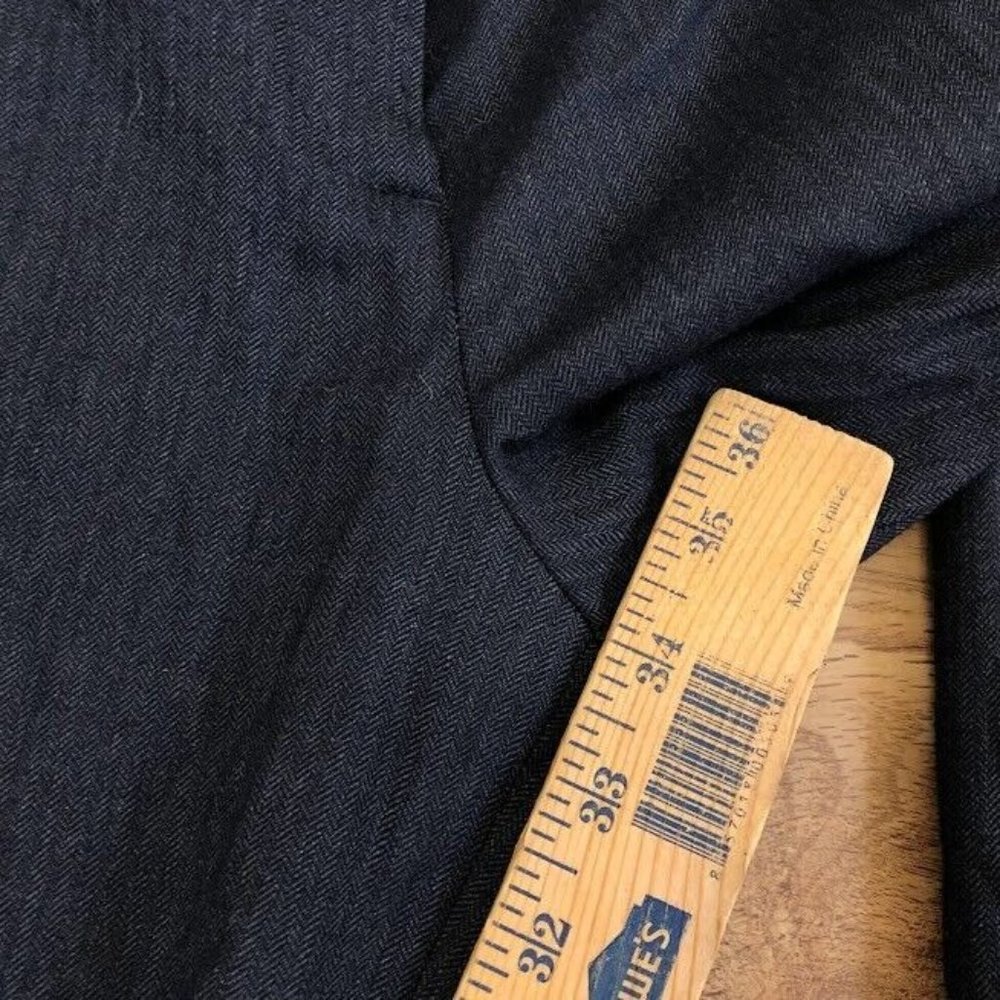 Theory Max C Gray Pants Button Front & Back Zip F… - image 4